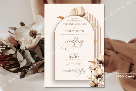 Download Neutral Ivory Wildflowers Boho Arch Invi - Boho Collection