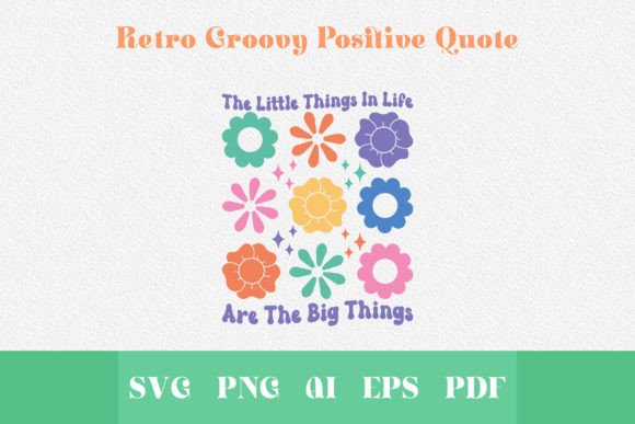 Download Retro Groovy Boho Flower Positive Png - Boho Collection