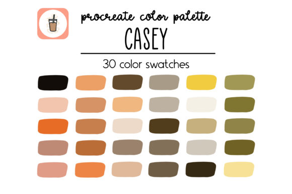 Download Casey Boho Vibes Procreate Palette - Boho Collection