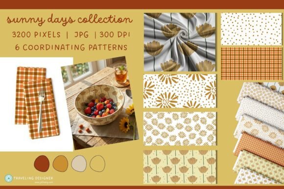 Download Boho Floral Geometric Pattern Pack - Boho Collection