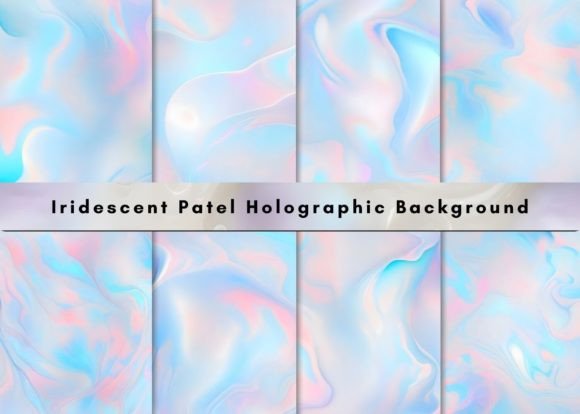 Download Iridescent Holographic Background - Holo Collection