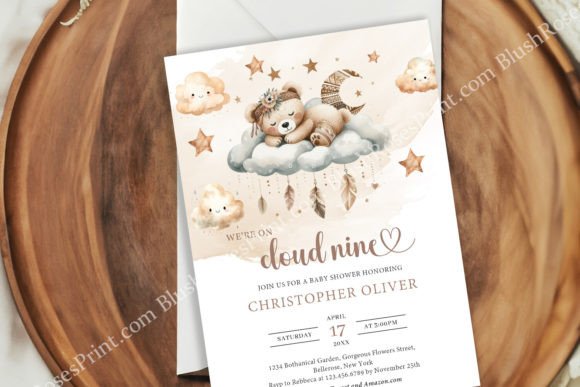 Download Boho Brown Ivory Teddy Bear Cloud Nine I - Boho Collection