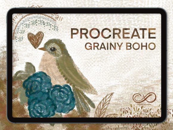 Download Grainy Boho for Procreate - Boho Collection