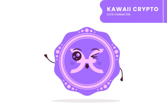 Download Cryptocurrency Kawaii Holo Character - Premium Resources