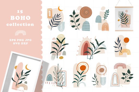 Download 15 BOHO Prints &amp; Elements - Boho Collection