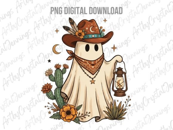 Download Boho Western Cowboy Ghost PNG - Boho Collection